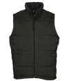 44002 Warm SOL'S Unisex Warm Bodywarmer Black colour image